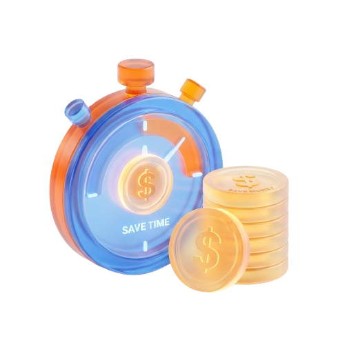 Save Time and Money Icon